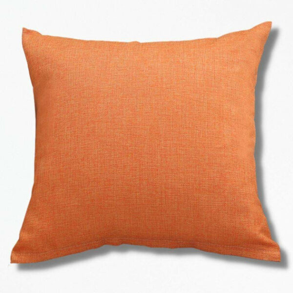 Coussin de Couleur OrangeCarrotThreads