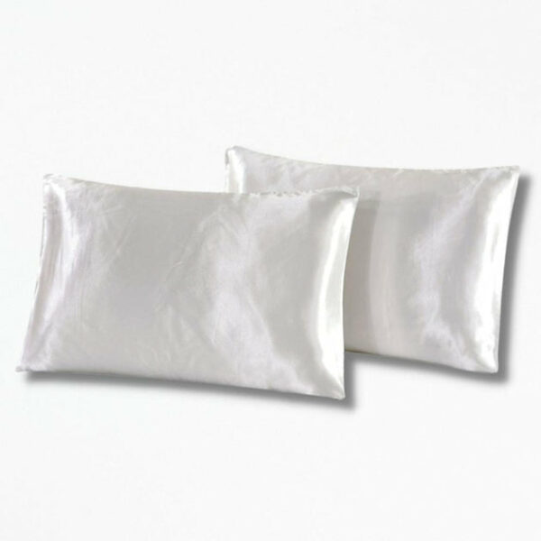 Coussin en Soie BlancWhiteSilk