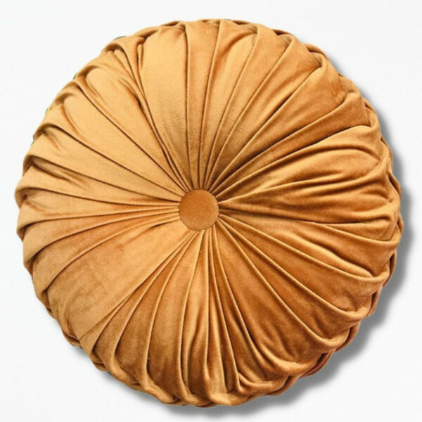 Coussin Rond Orange TerracottaTouch