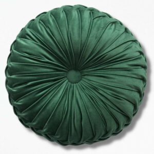 Coussin Rond Vert Kiwi Kudos