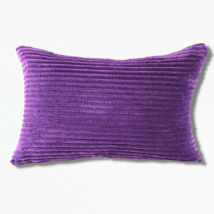 Coussin en Velours Côtelé VeloursÉbène