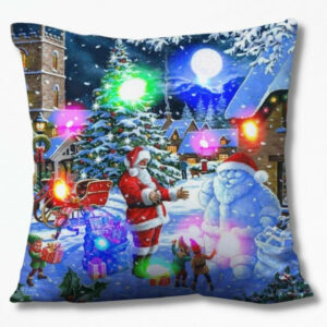 Housse de Coussin de Noël GlowingNoel Pillow