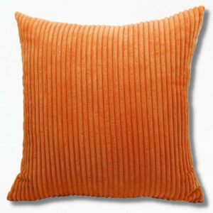 Housse de Coussin Orange VeloursSafran