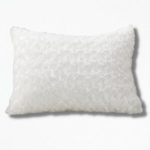 Housse de Coussin en Lin Blanc Diamond white